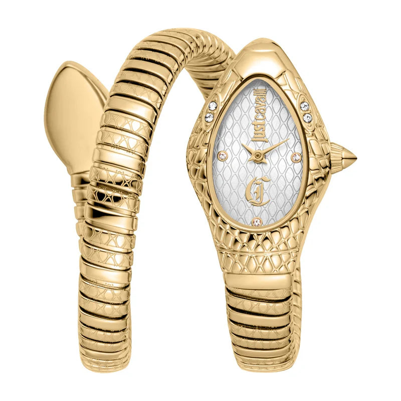 Just Cavalli Dameshorloge analoog kwarts met roestvrijstalen armband JC1L364M0065 Just Cavalli Dameshorloge analoog kwarts met roestvrijstalen armband JC1L364M0065
