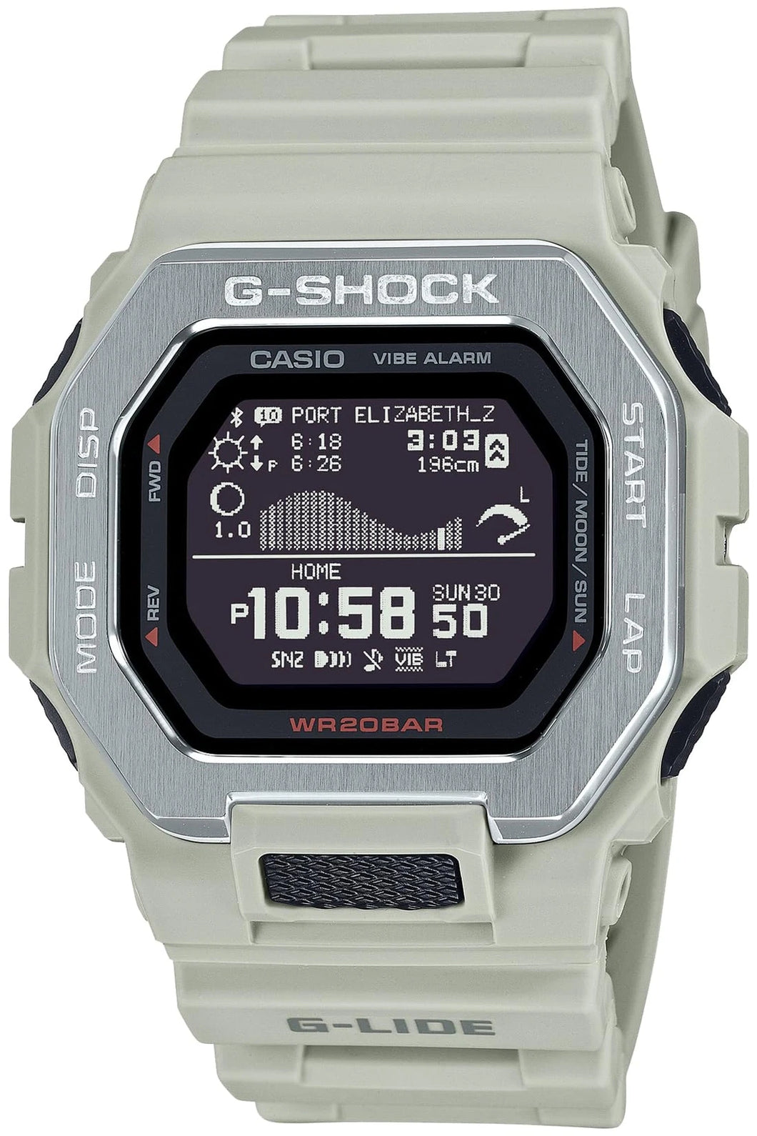 CASIO G-SHOCK LIDE Moon Tide Bluetooth GBX-100-8DR