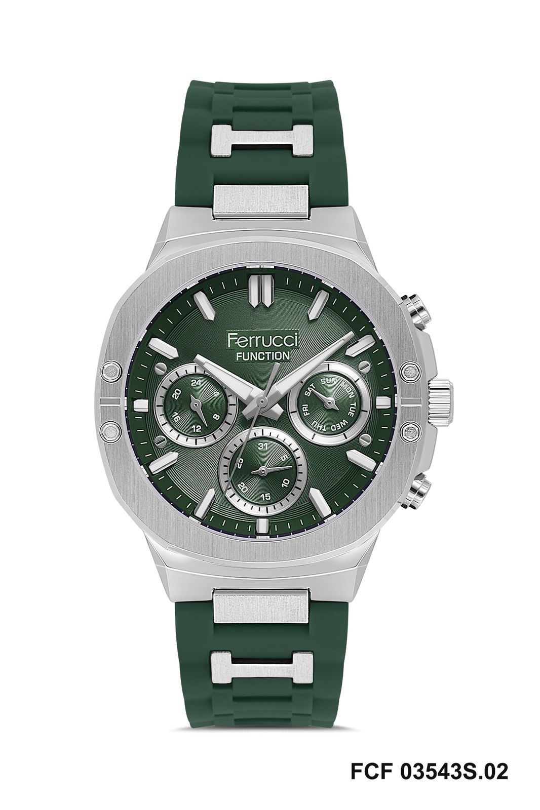 Ferrucci FCF 03543S-02 For Men | Watches | MEN | RUBBER