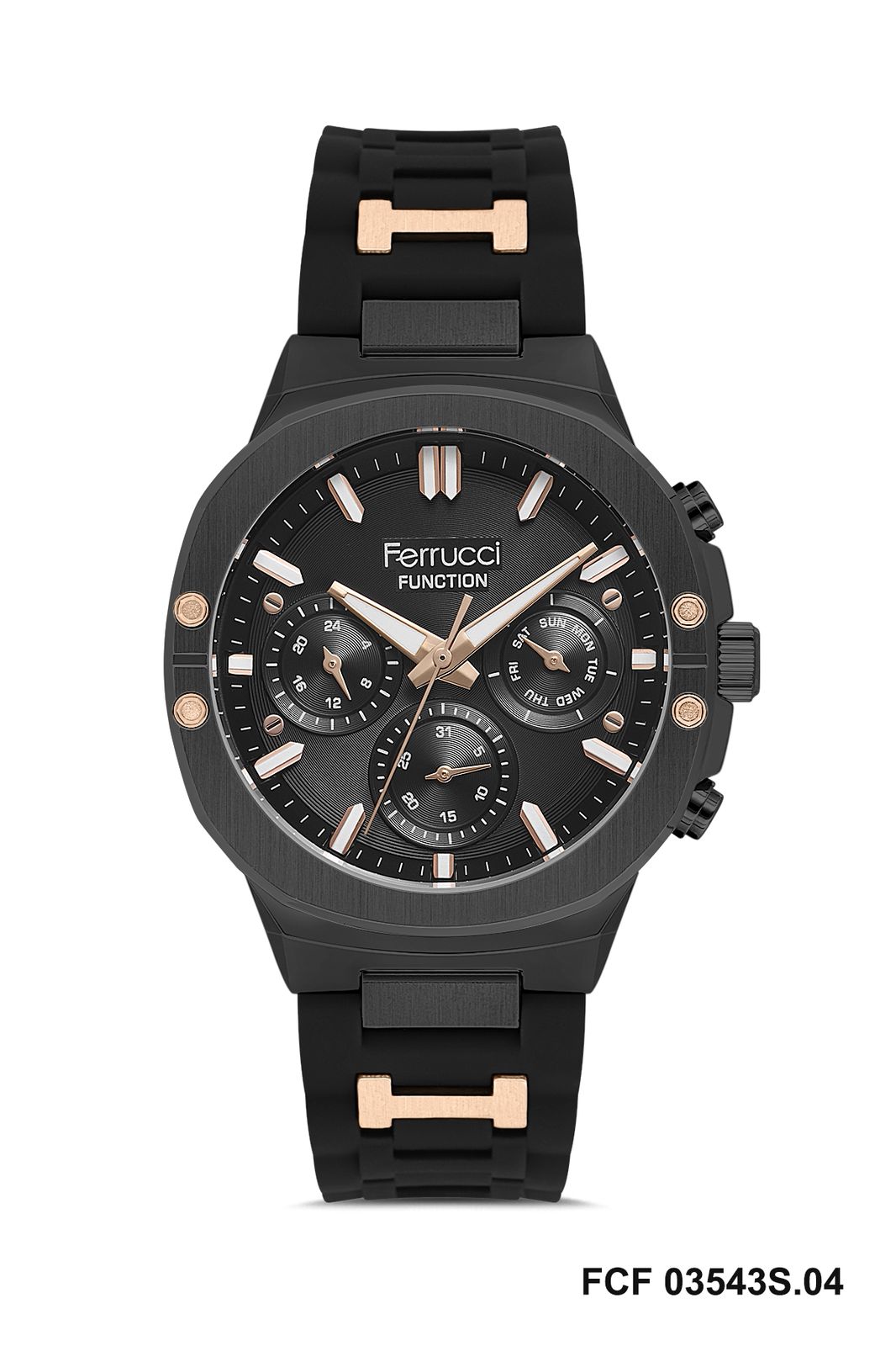 Ferrucci FCF 03543S-04 For Men | Watches | MEN | RUBBER