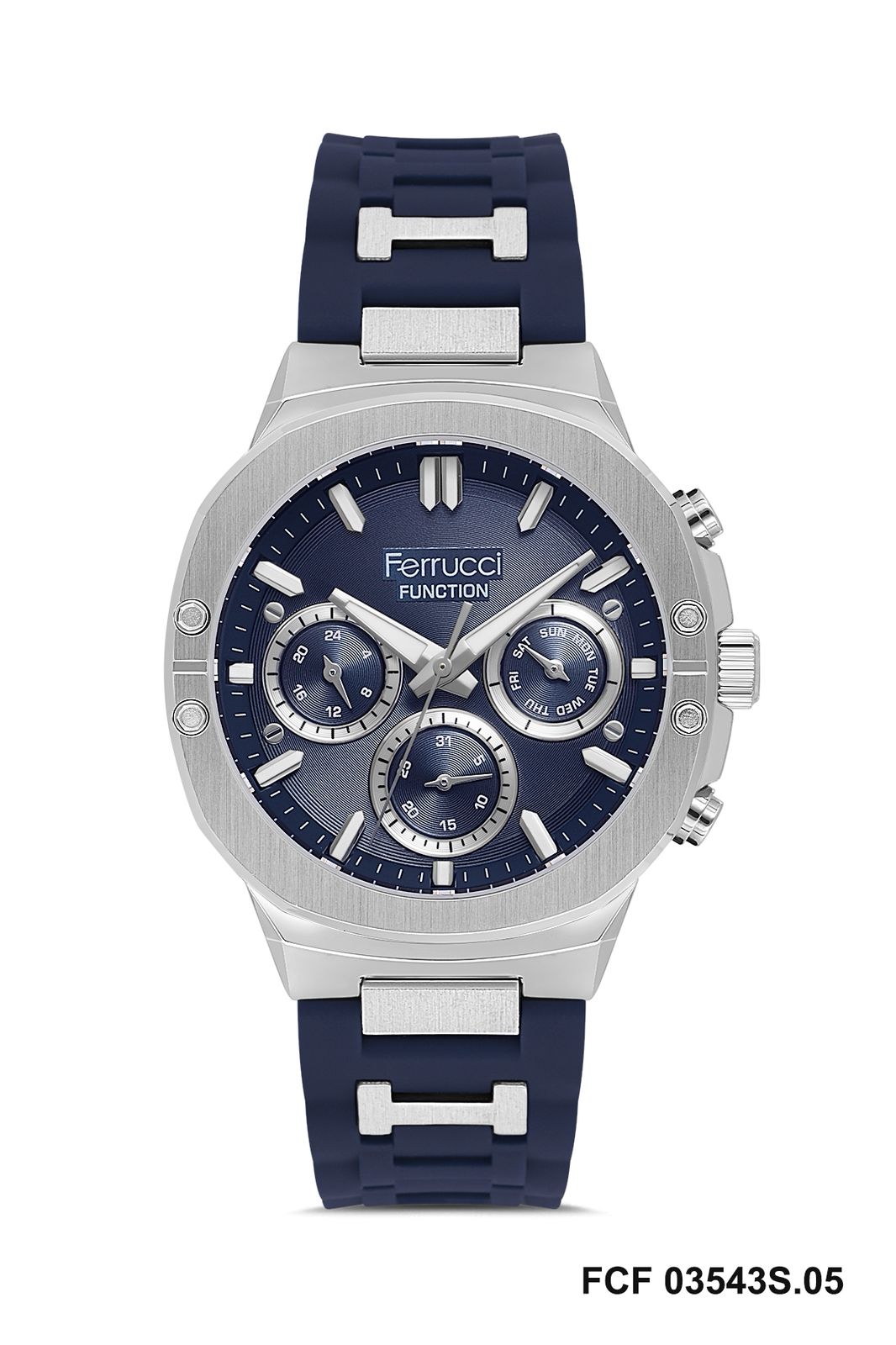 Ferrucci FCF 03543S-05 For Men | Watches | MEN | RUBBER