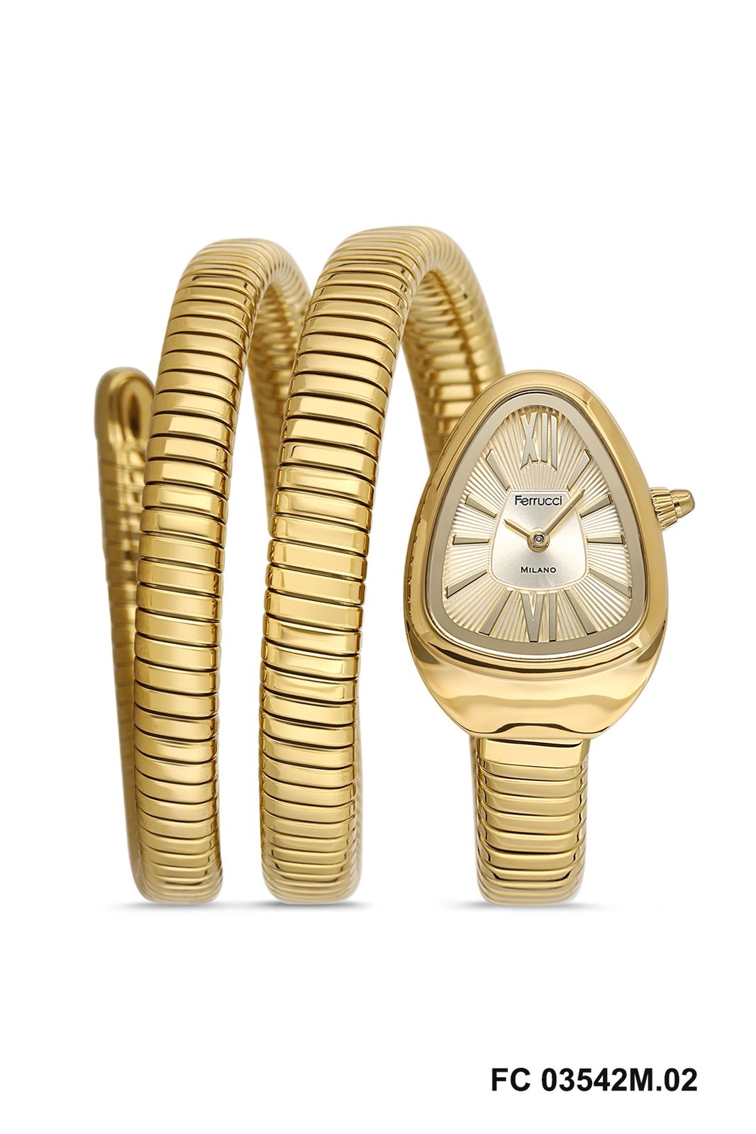 Ferrucci Snake Milano – Gold Wrap Watch (FC03542M.02) | Watches | WOMEN | women snake Ferrucci Snake Milano – Gold Wrap Watch (FC03542M.02) | Watches | WOMEN | women snake